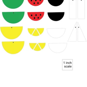Paper Earring Template